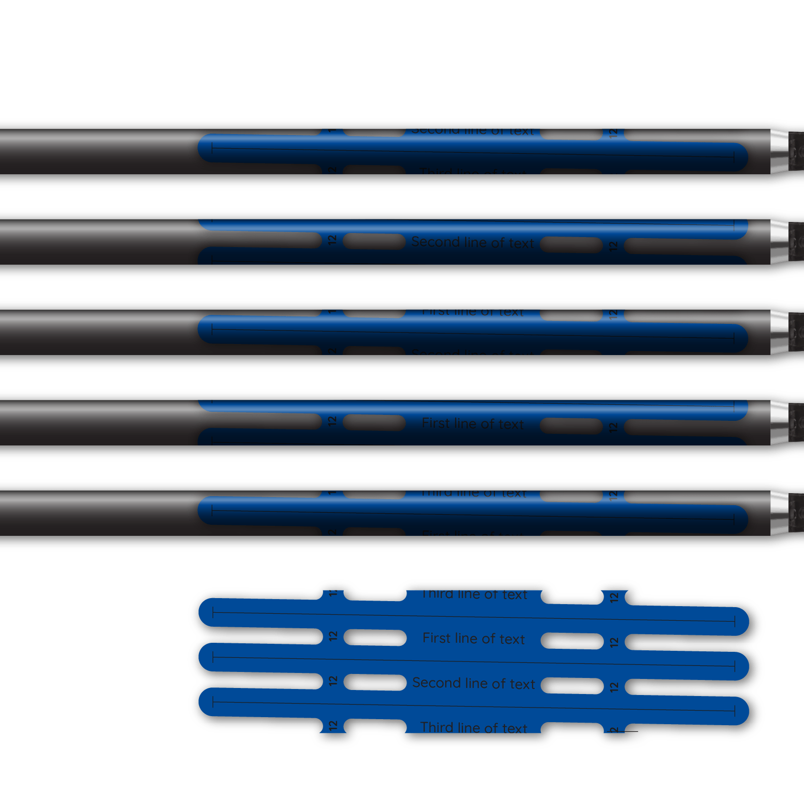 Alternative view of Vortex - Blue