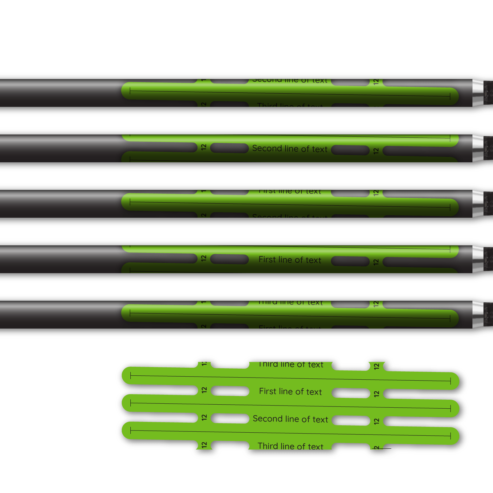 Alternative view of Vortex - Lime