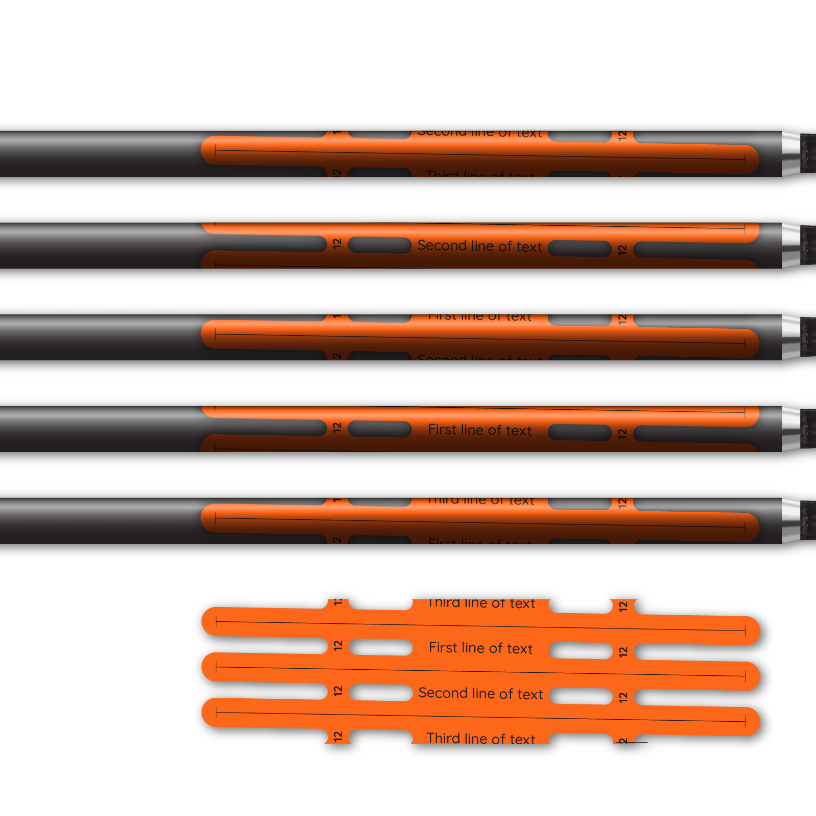 Alternative view of Vortex - Orange