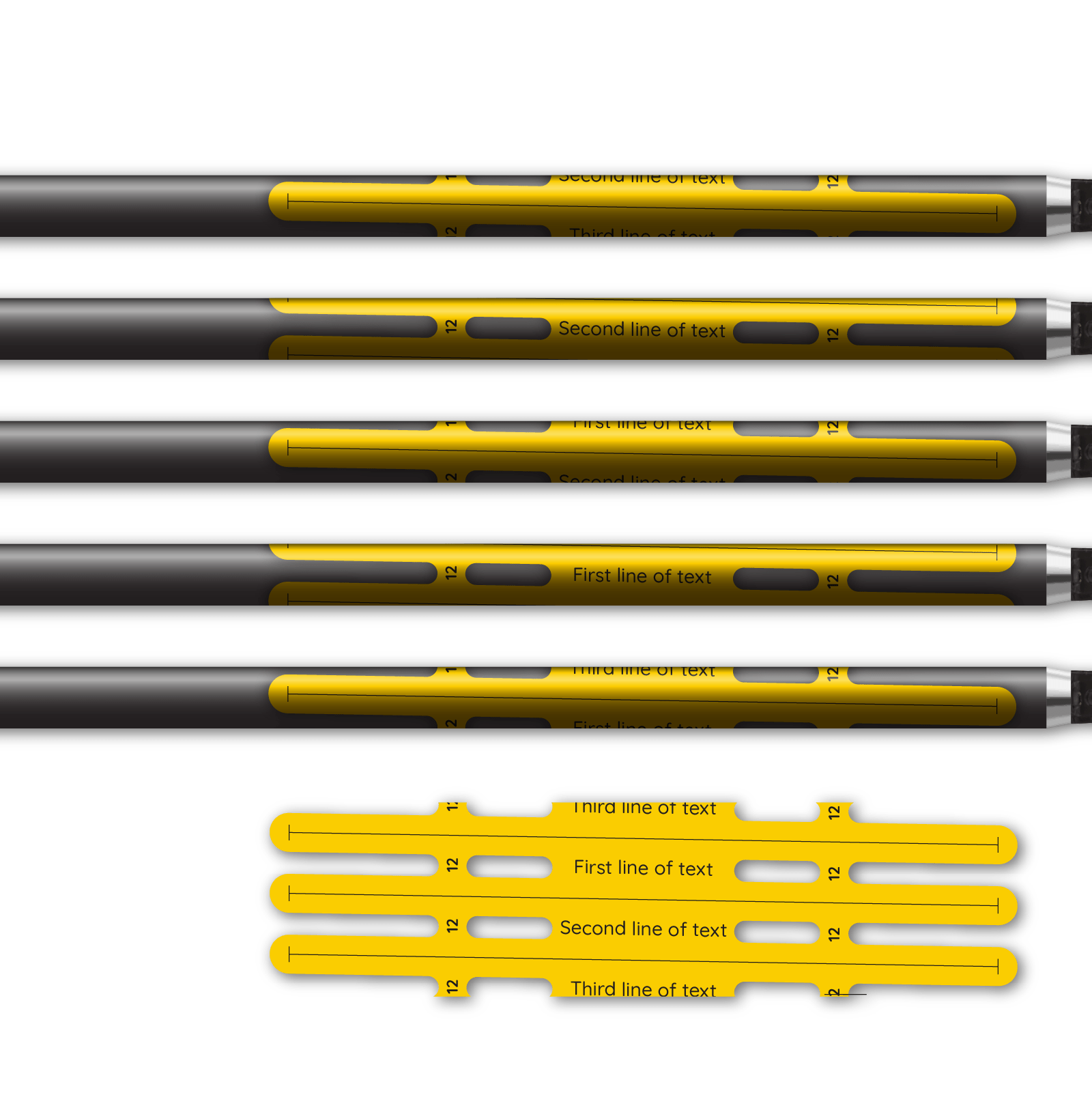 Alternative view of Vortex - Yellow