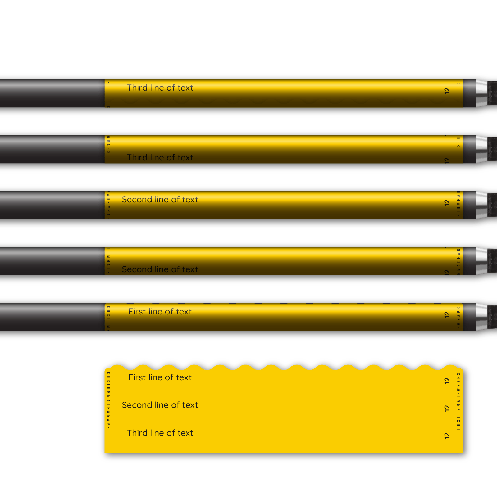 Alternative view of Wave Edge - Yellow