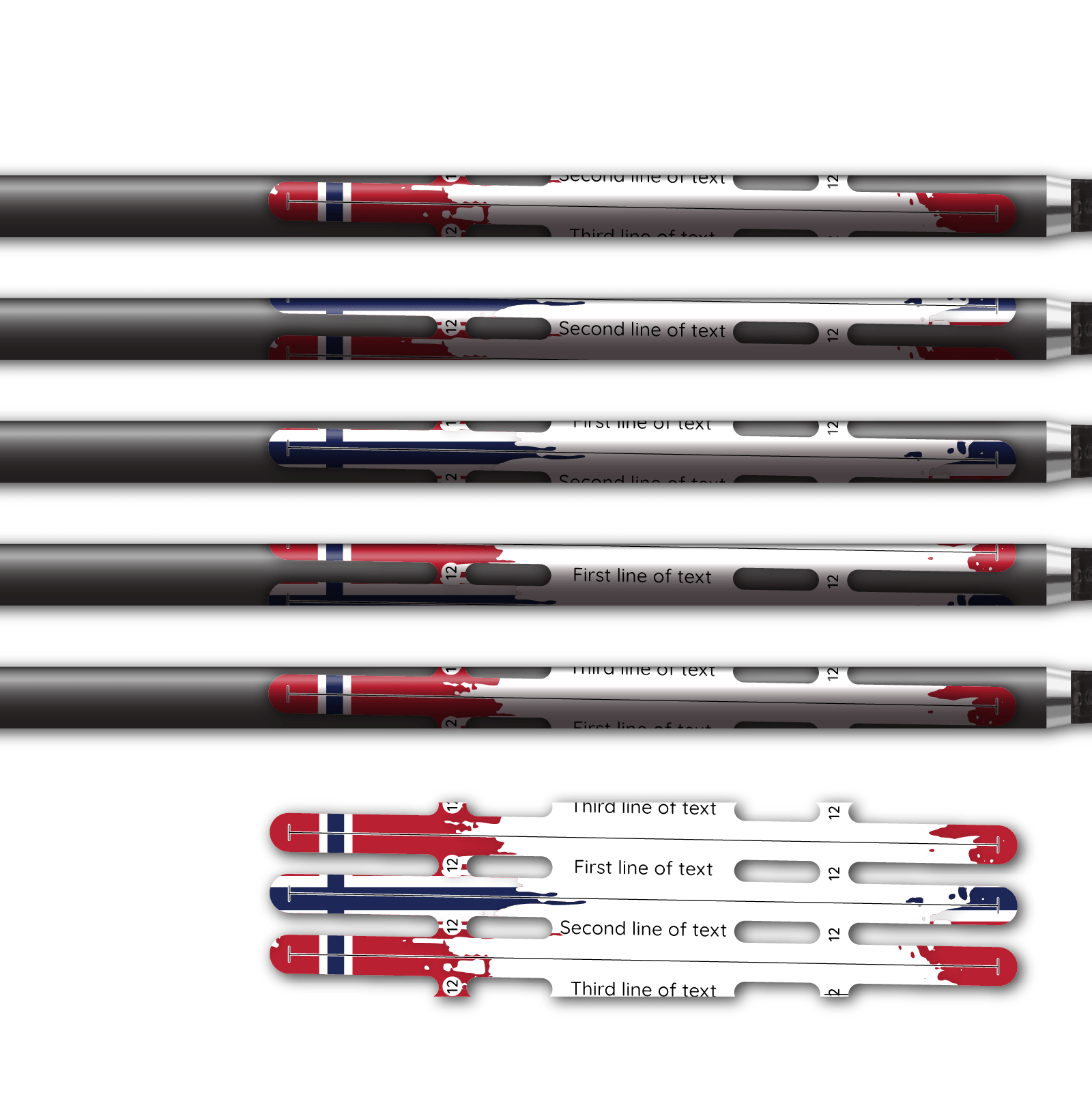 Alternative view of Vortex - National Flag Norway