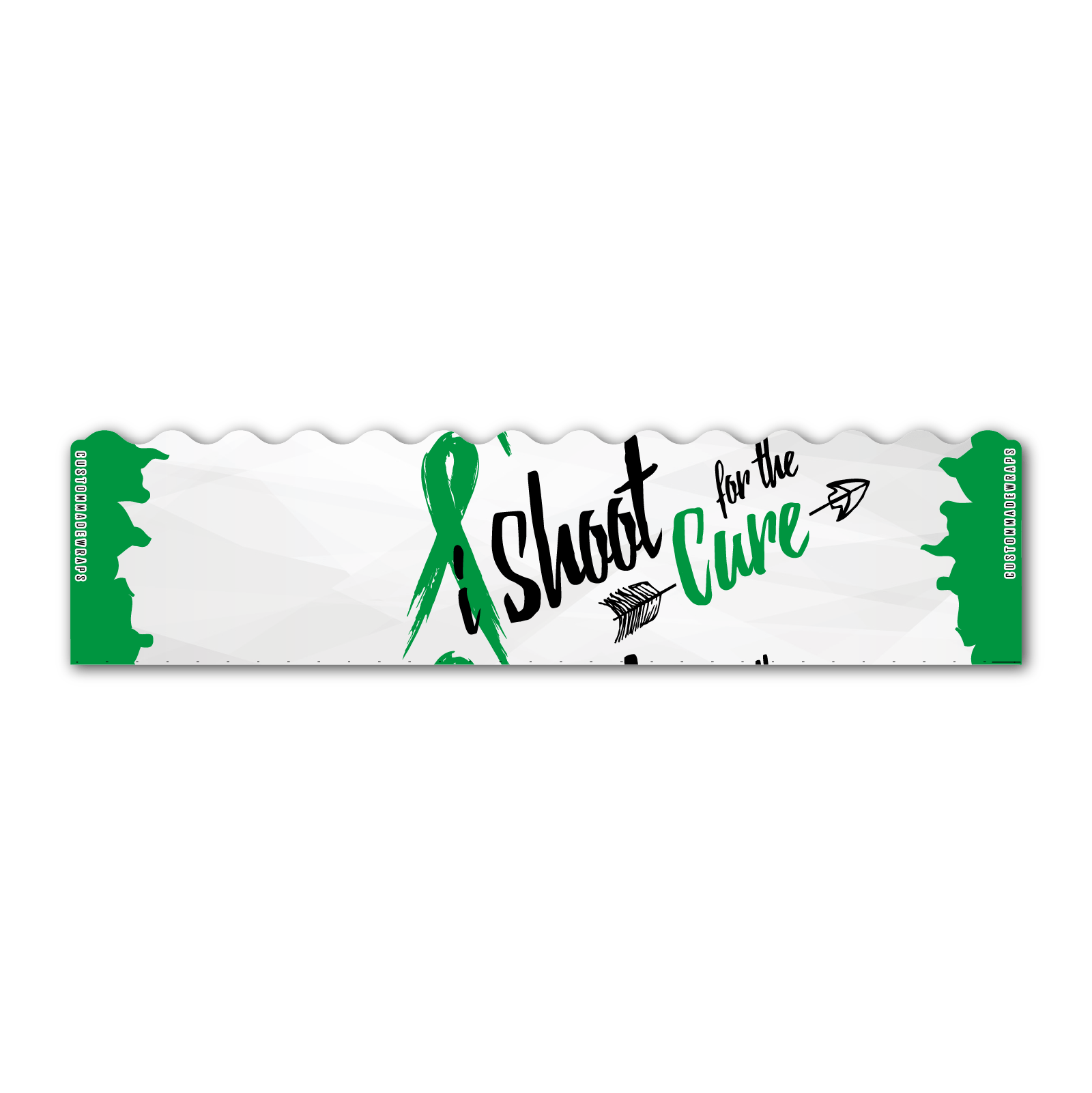 Wave Edge - Shoot for the Cure Green