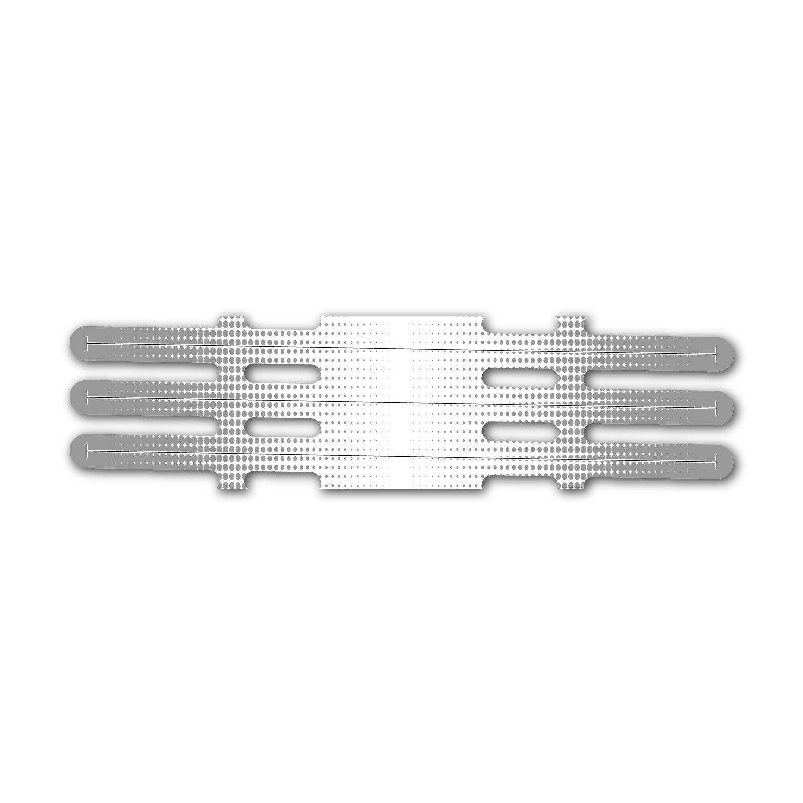 Vortex - Gradient Grey on White