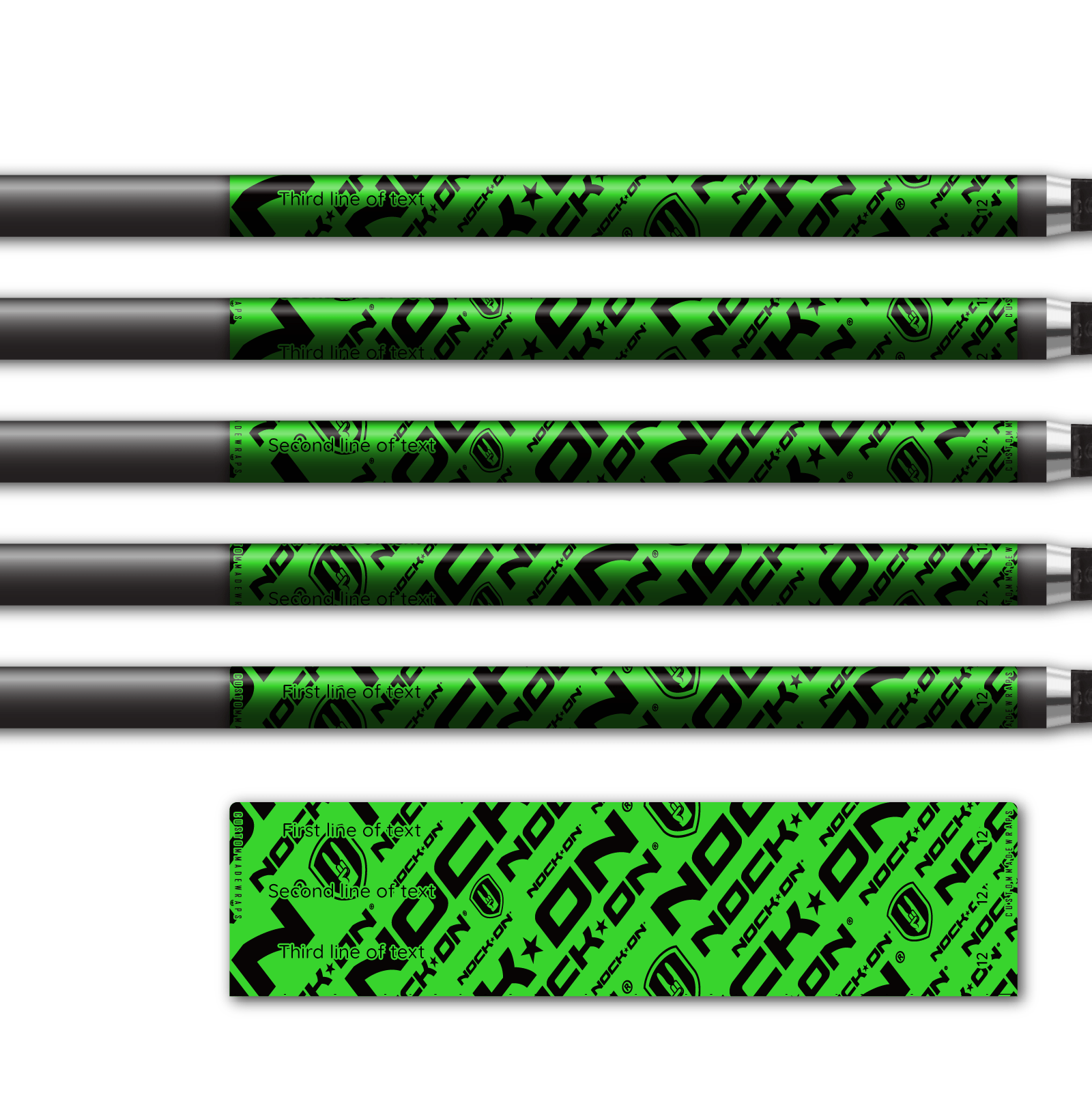 Alternative view of Regular - Nock On Repeat Fluor Green