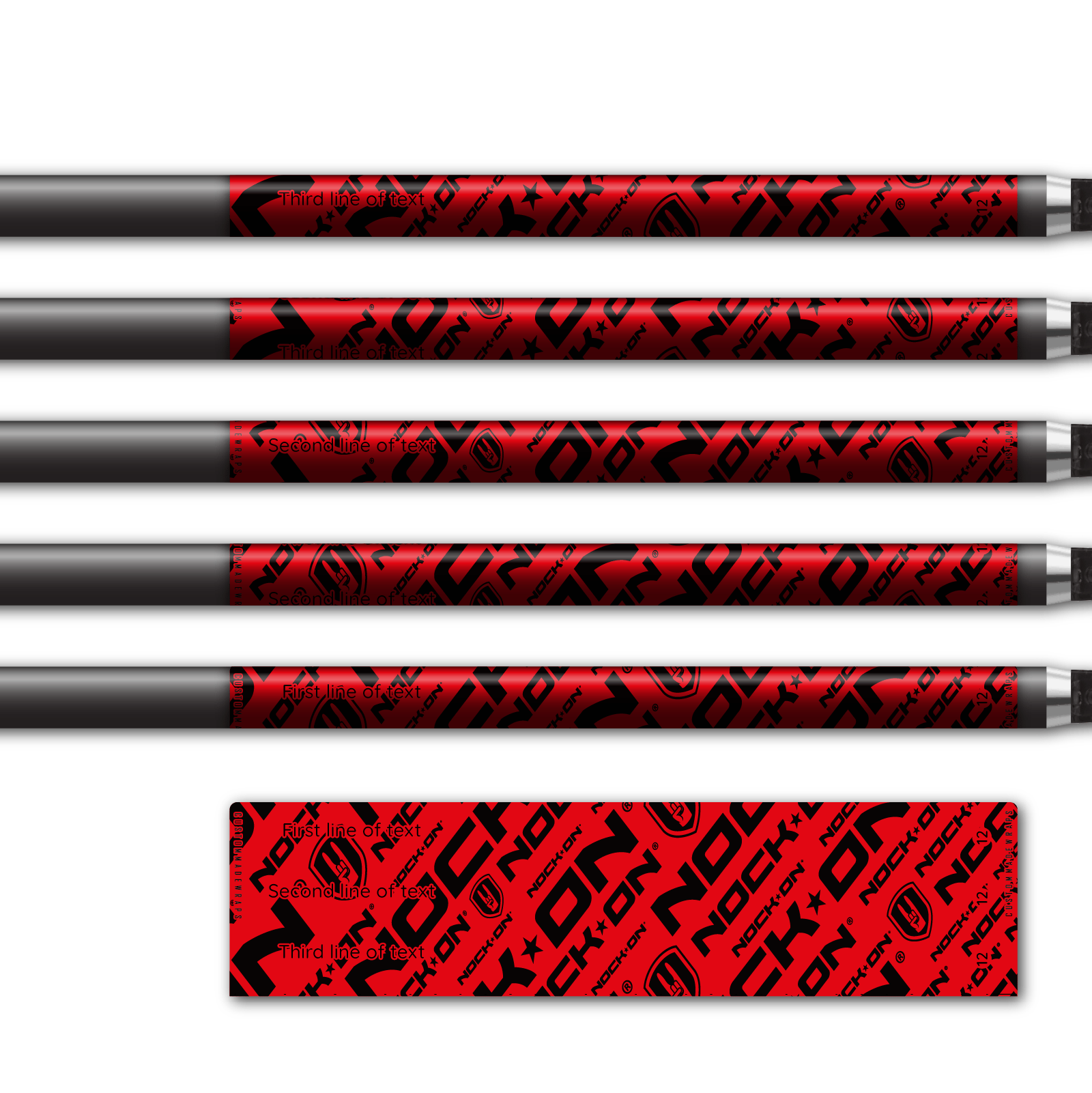 Alternative view of Regular - Nock On Repeat Fluor Red