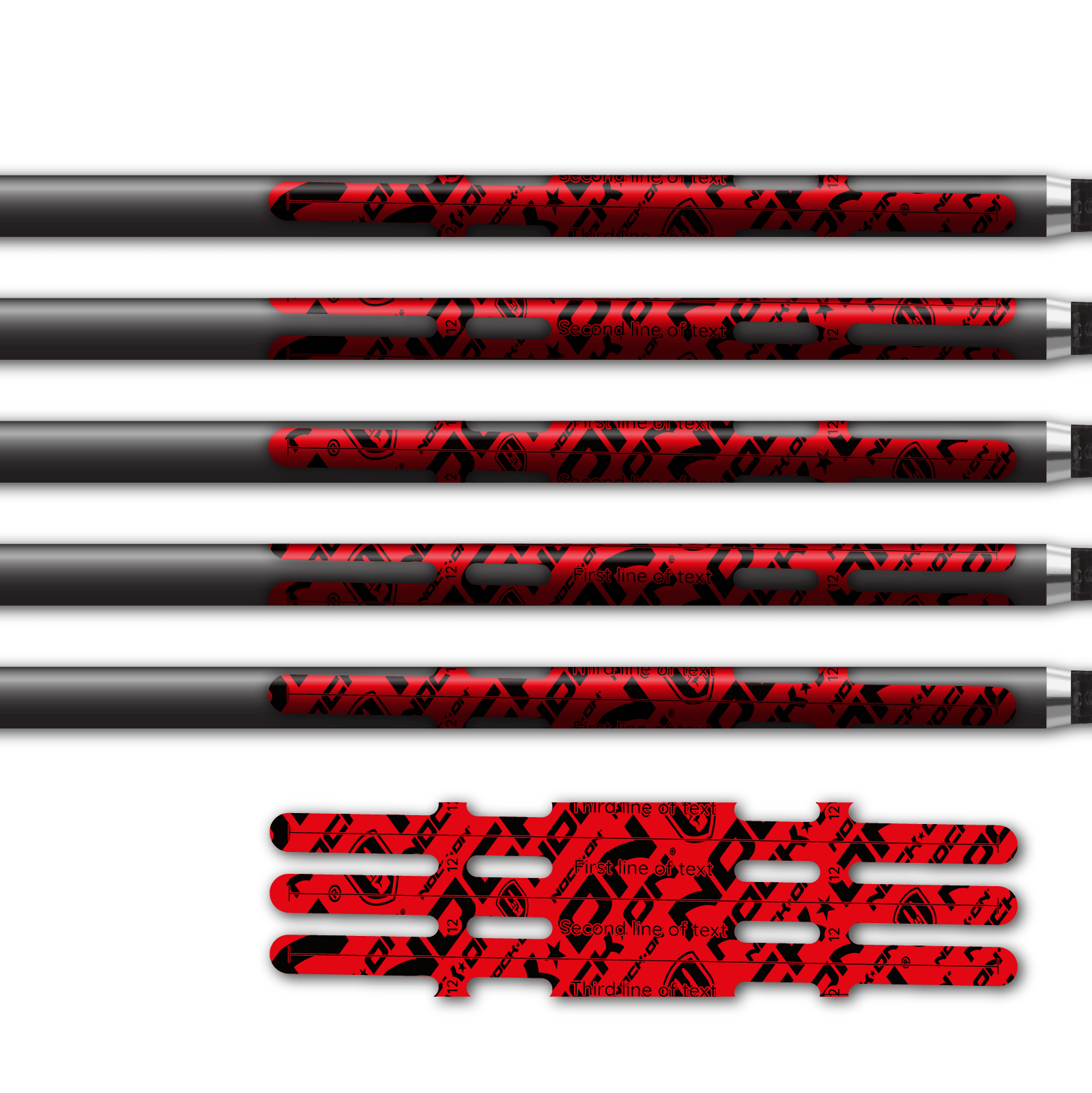 Alternative view of Vortex - Nock On Repeat Fluor Red