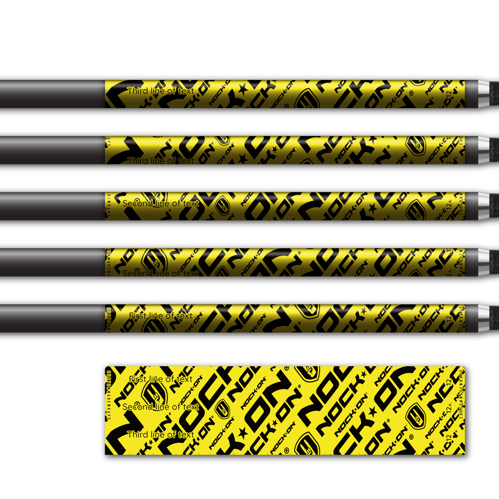 Alternative view of Regular - Nock On Repeat Fluor Yellow