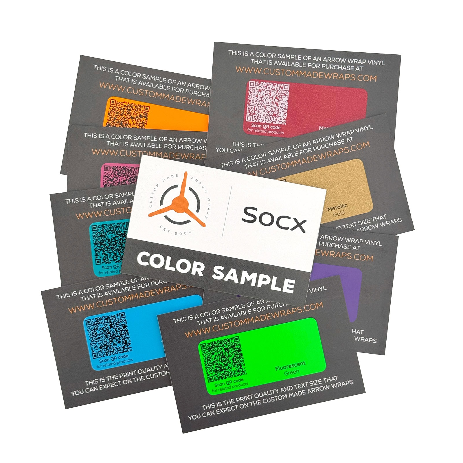 Vinyl Color Sample Card