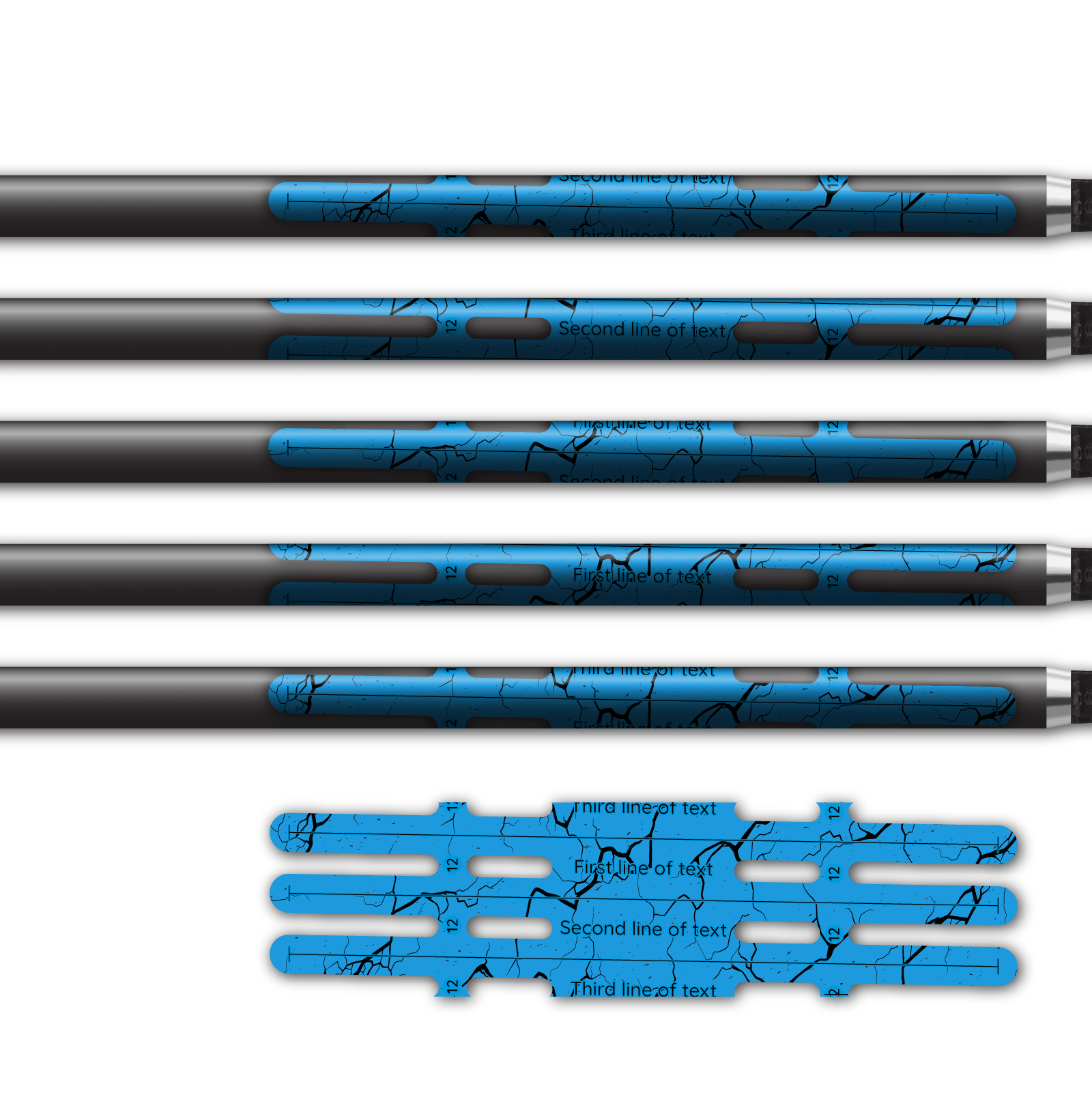 Alternative view of Vortex - Shattered Baby Blue