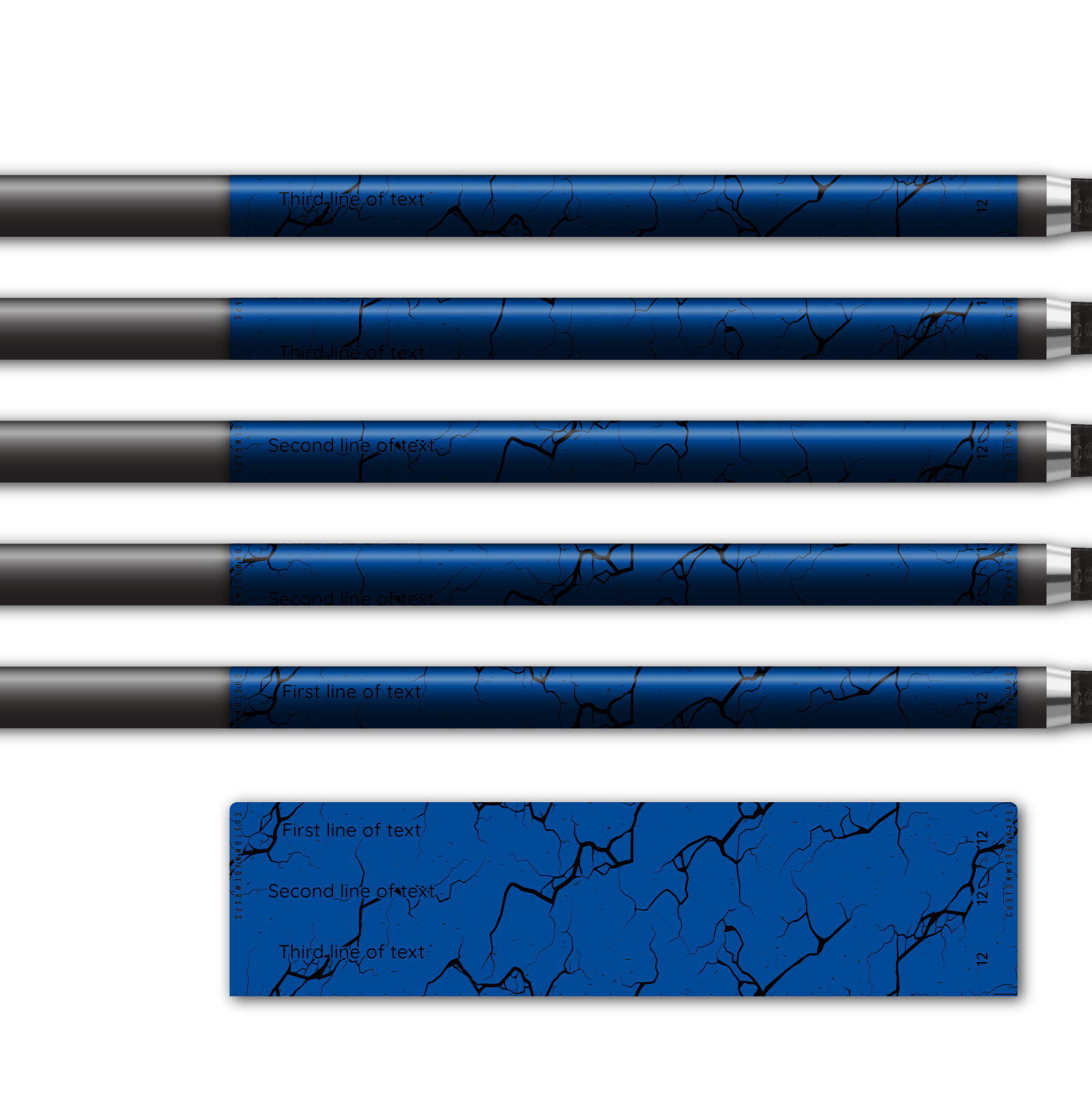 Alternative view of Regular - Shattered Blue