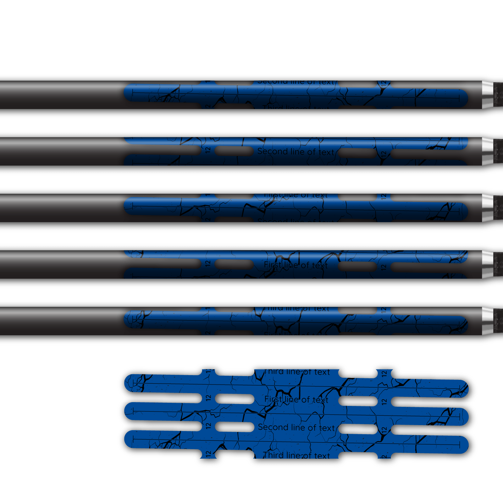 Alternative view of Vortex - Shattered Blue