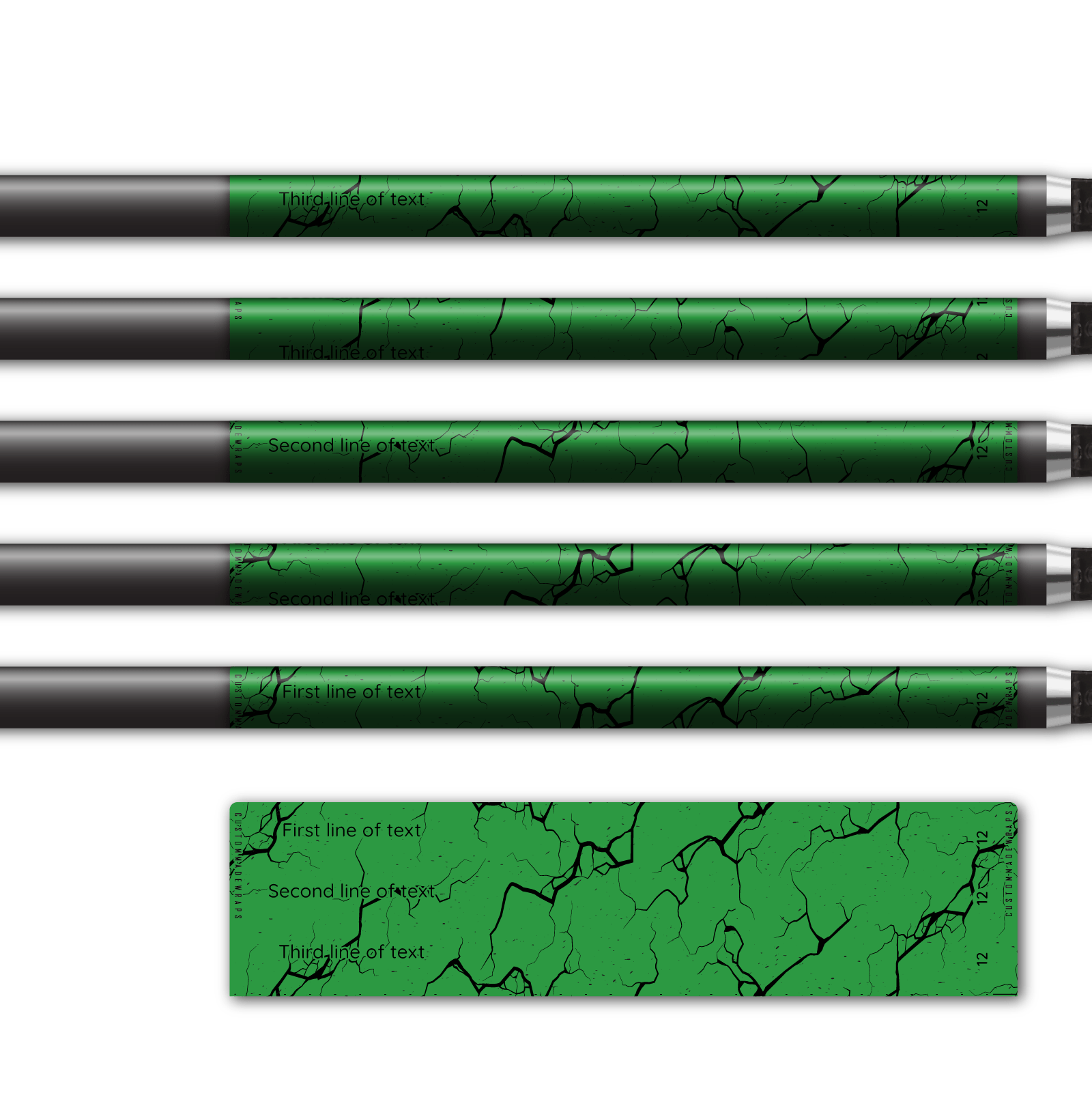 Alternative view of Regular - Shattered Green