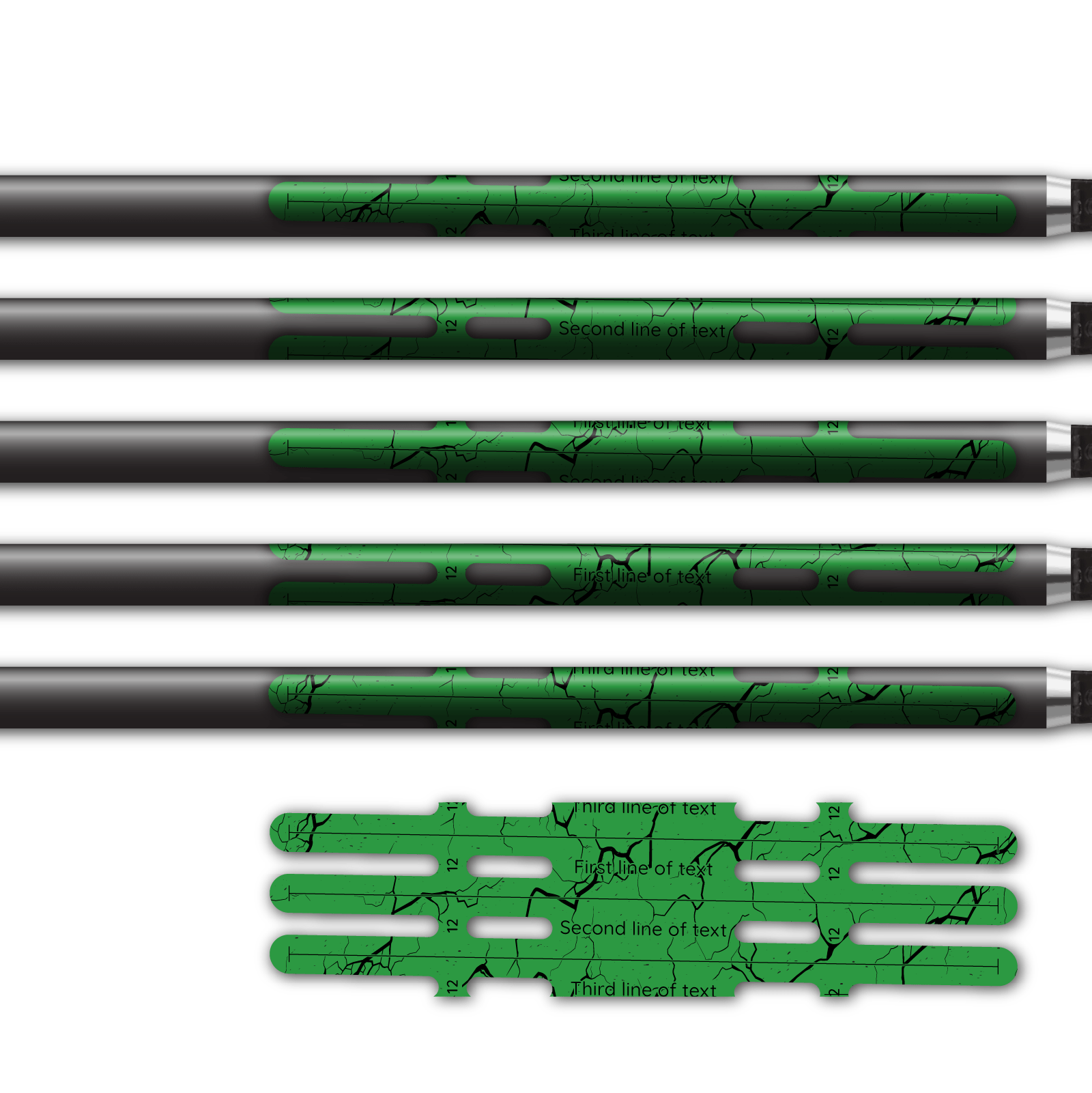 Alternative view of Vortex - Shattered Green