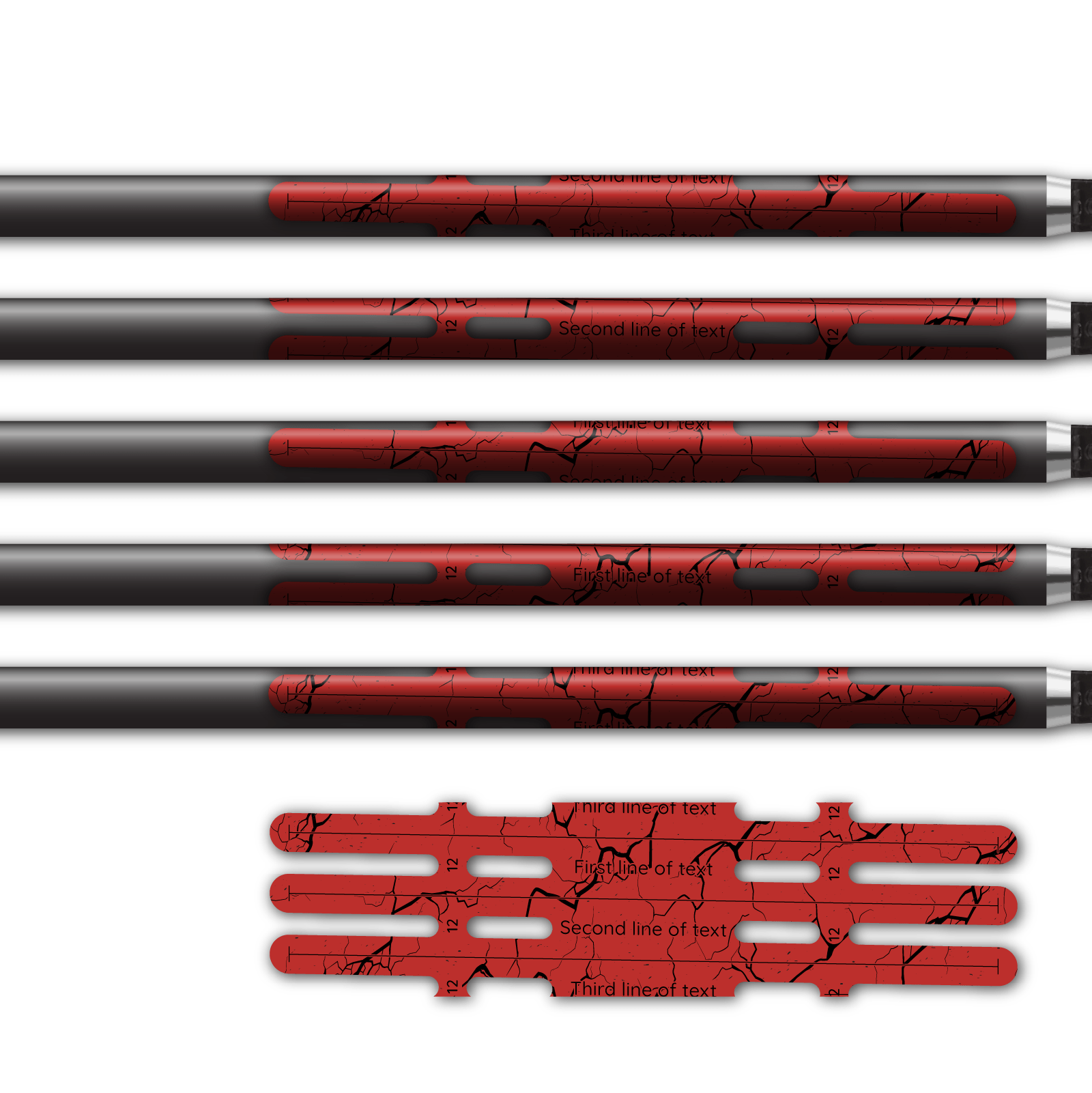 Alternative view of Vortex - Shattered Red