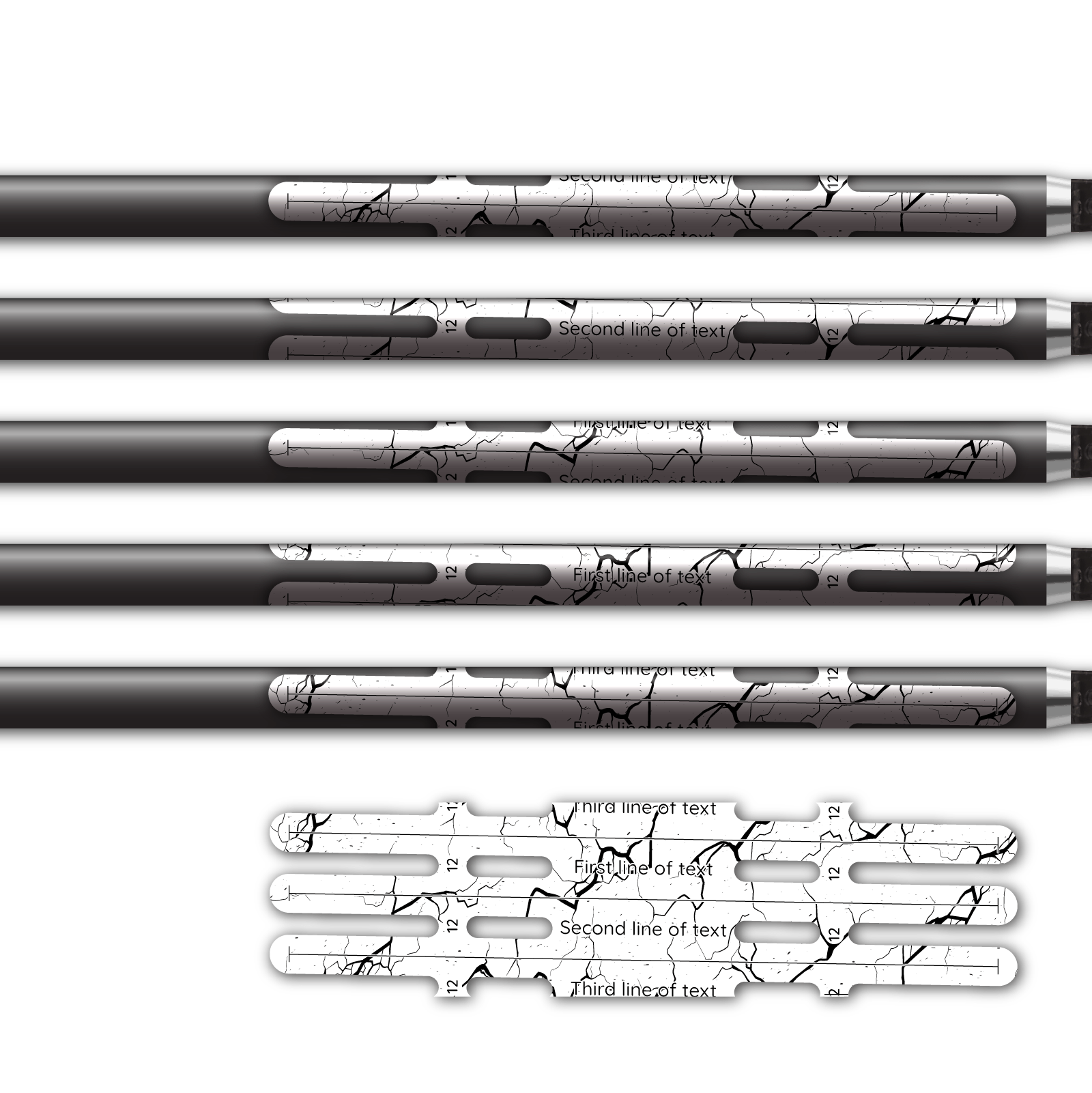 Alternative view of Vortex - Shattered White