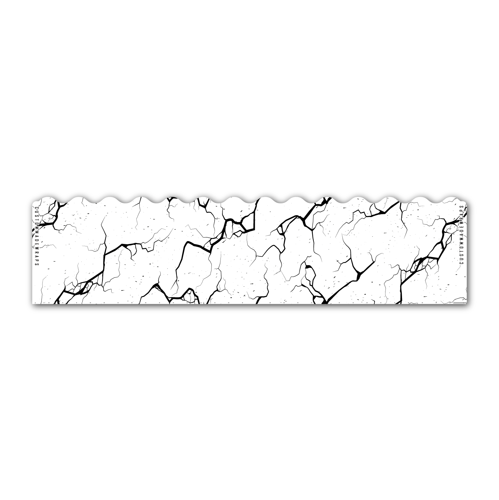 Wave Edge - Shattered White