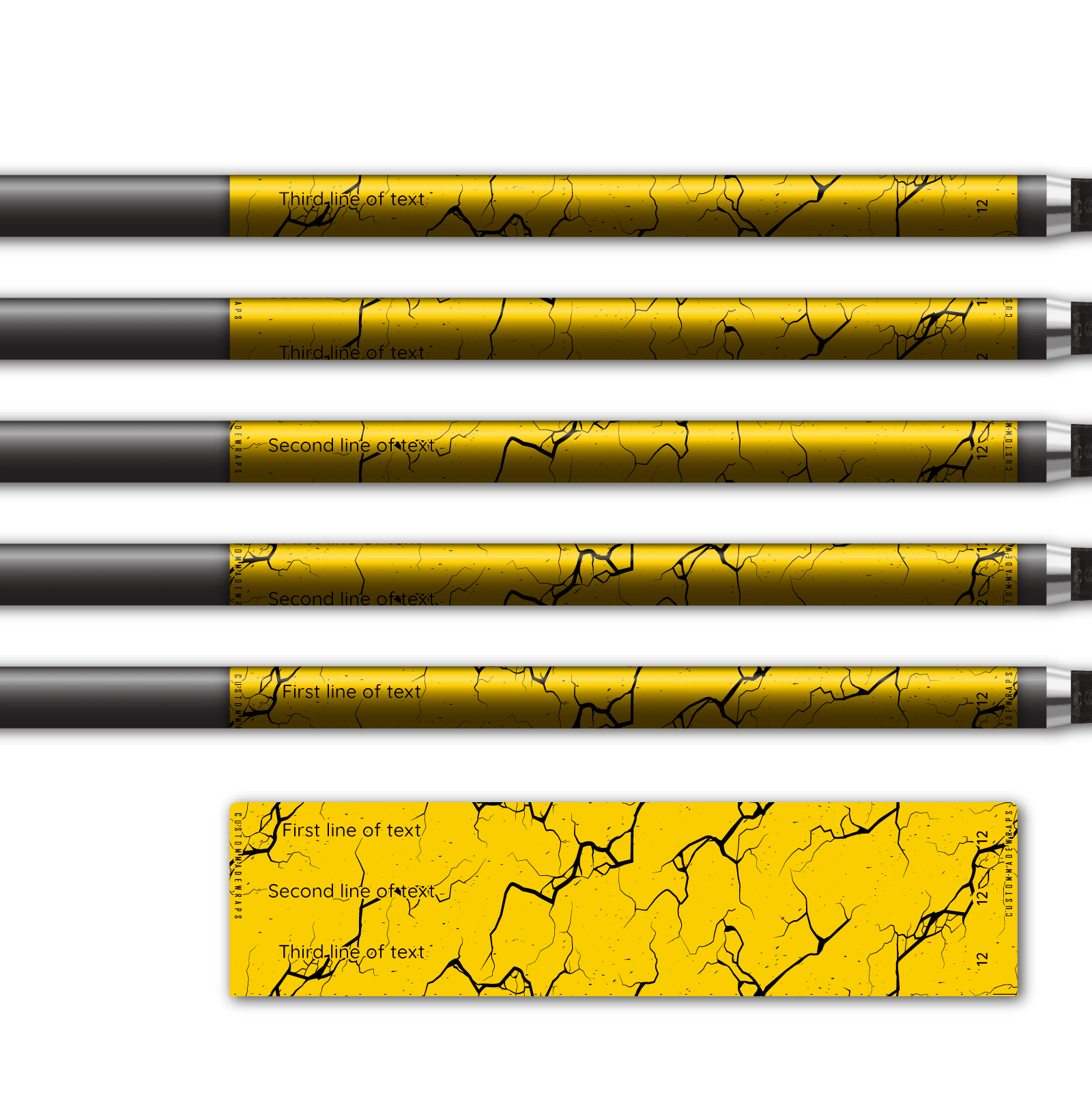 Alternative view of Regular - Shattered Yellow