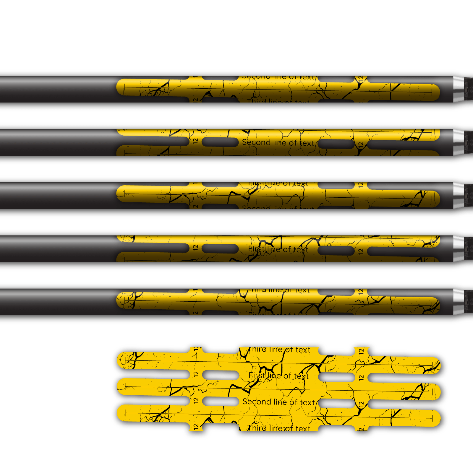 Alternative view of Vortex - Shattered Yellow