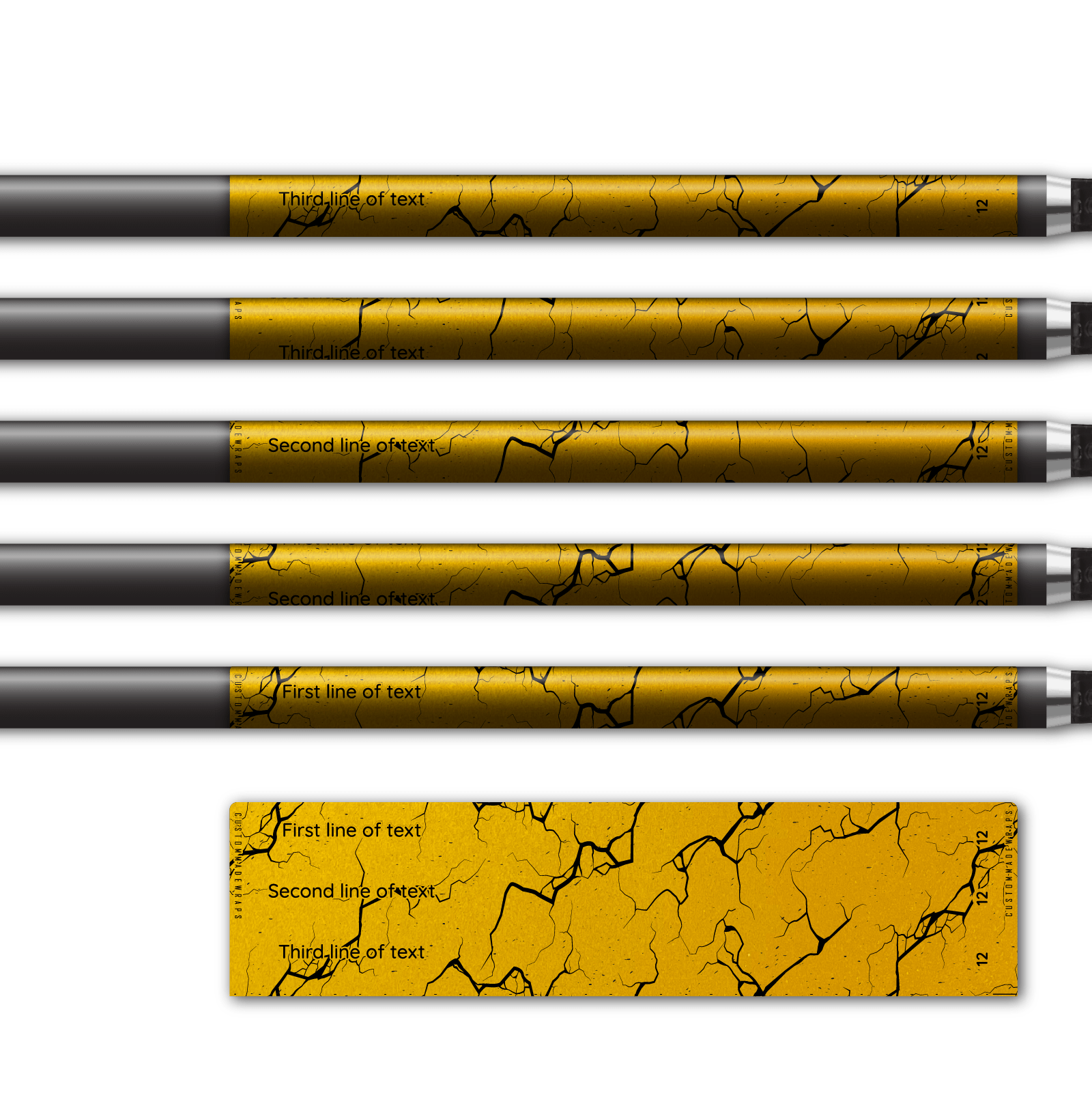 Alternative view of Regular - Shattered Retro-Reflective Yellow