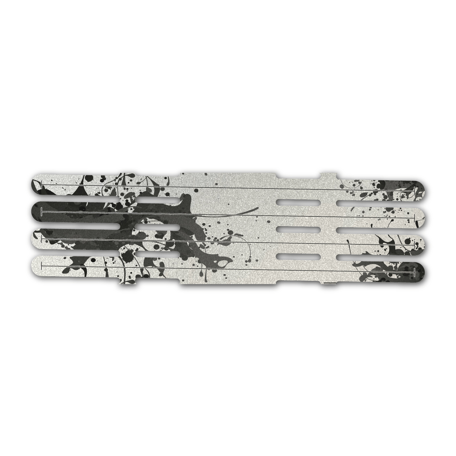 4 Fletch Vortex - Splash Black on Retro-Reflective White