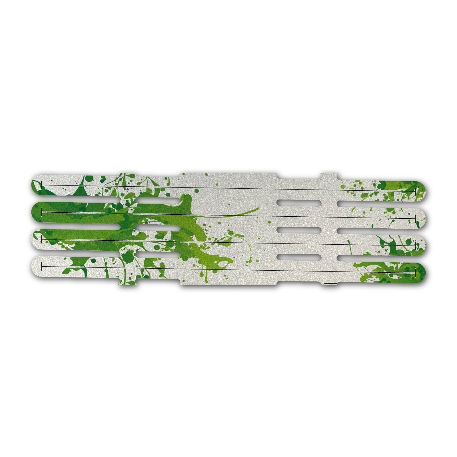 4 Fletch Vortex - Splash Green on Retro-Reflective White