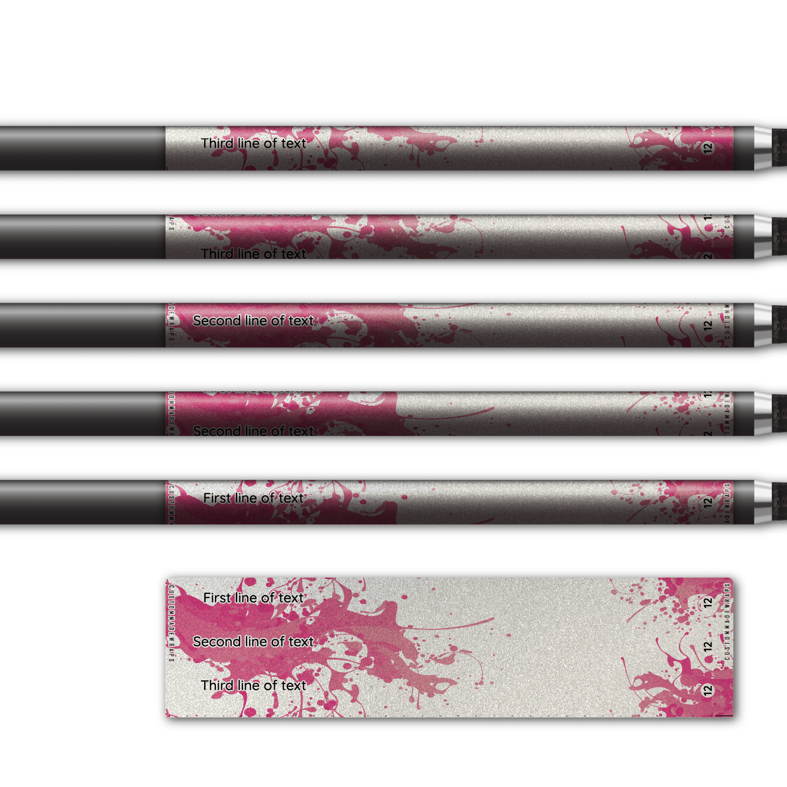 Alternative view of Regular - Splash Pink on Retro-Reflective White