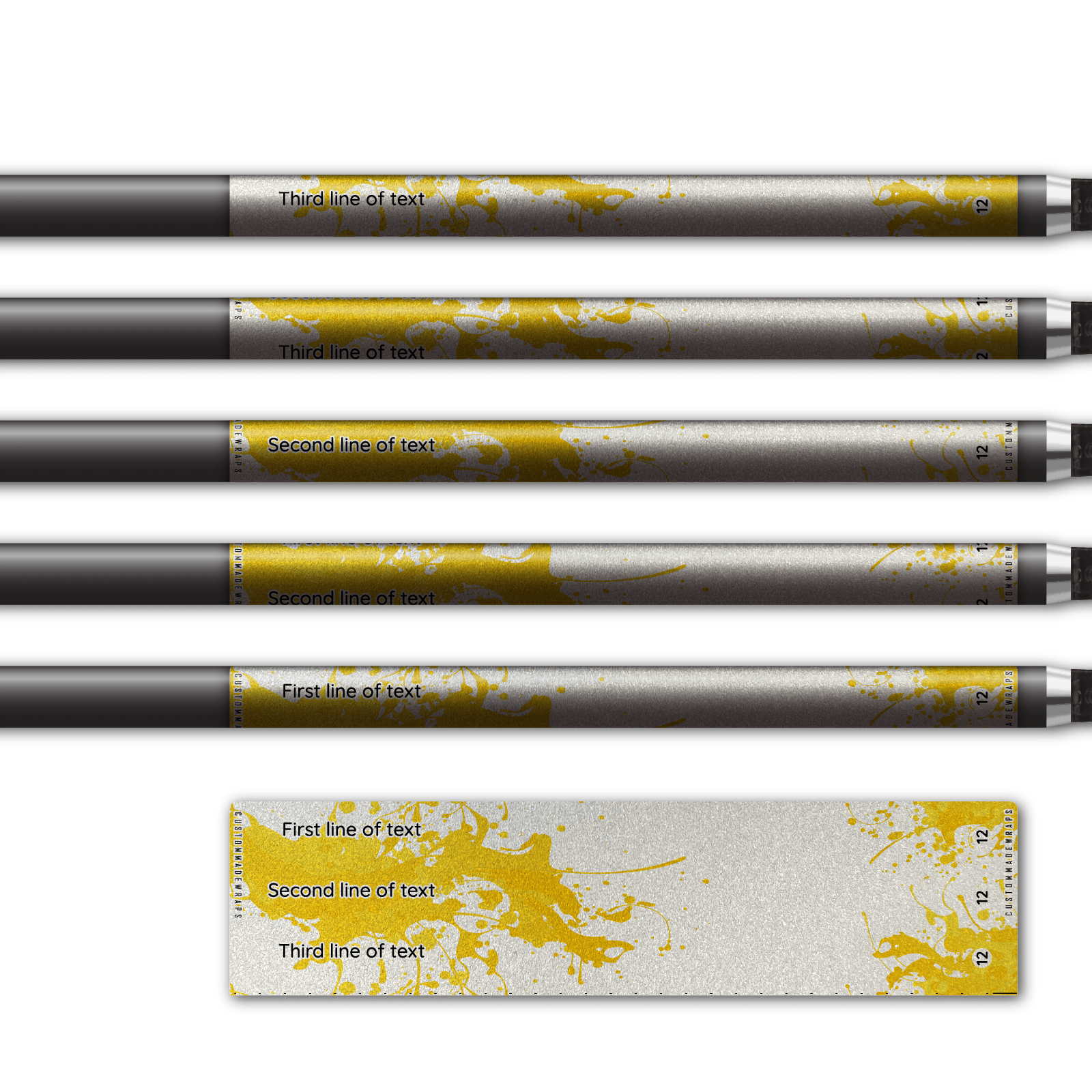 Alternative view of Regular - Splash Yellow on Retro-Reflective White