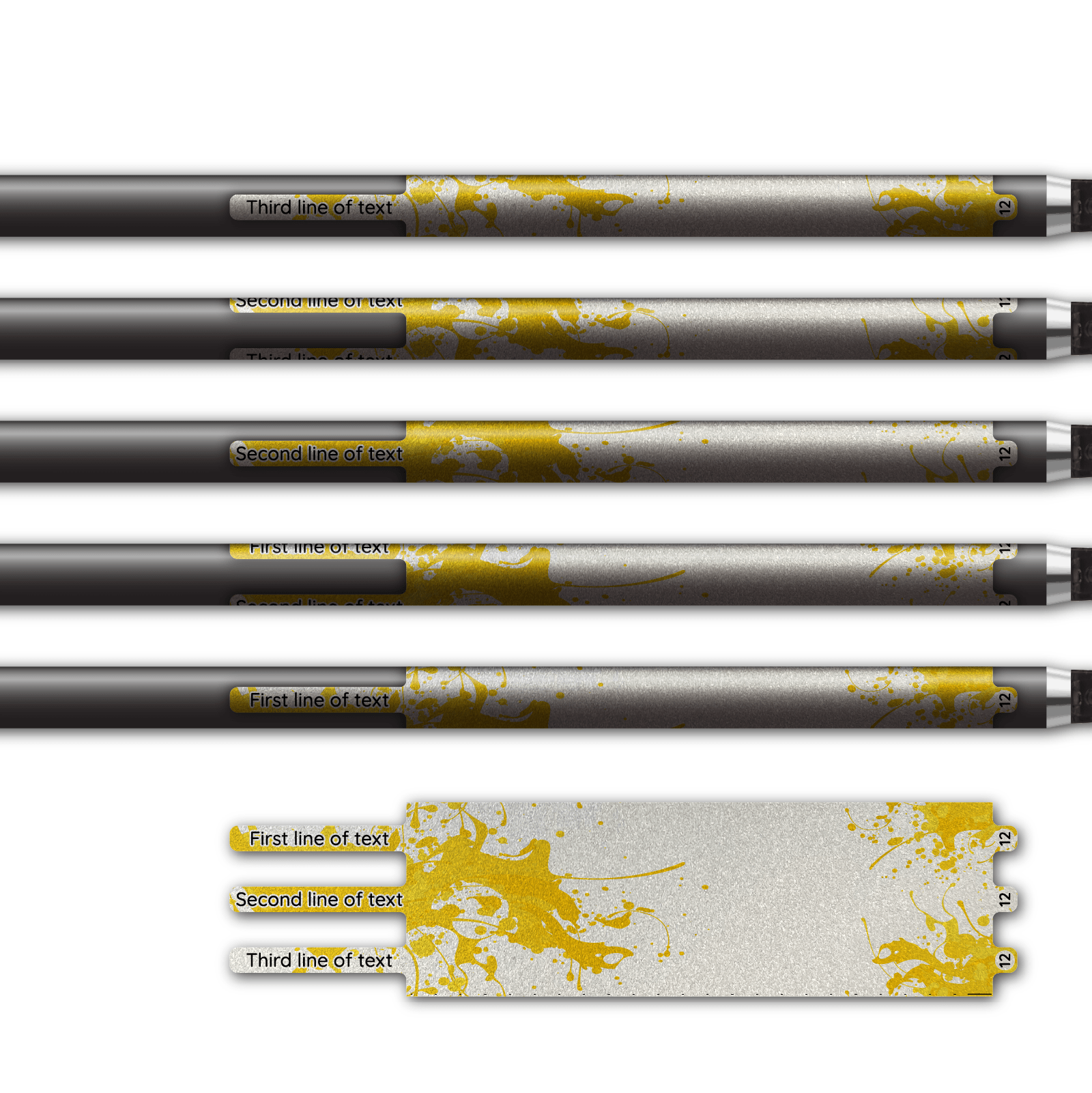 Alternative view of Ultralight - Splash Yellow on Retro-Reflective White