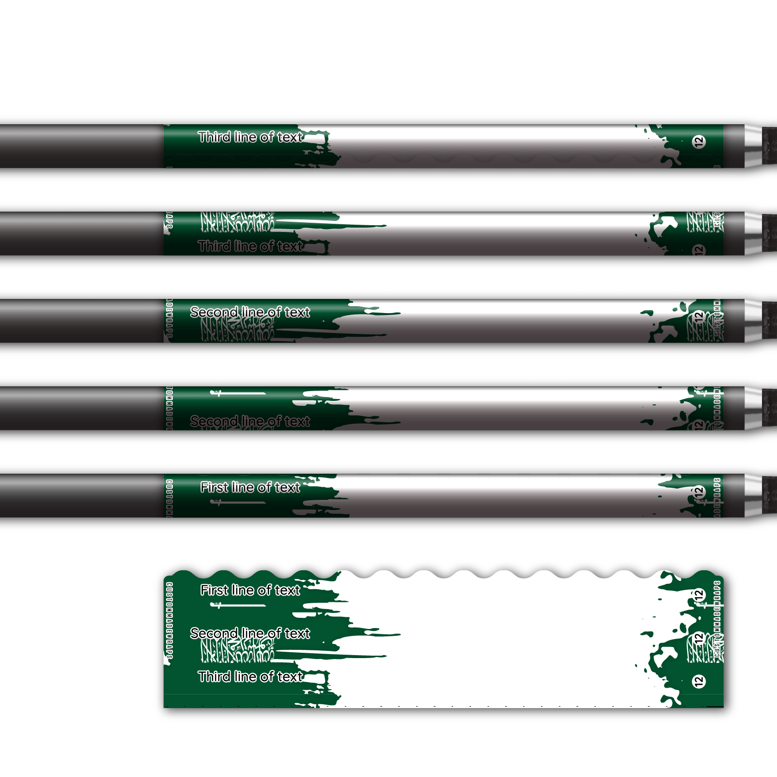 Alternative view of Wave Edge - National Flag Saudi Arabia