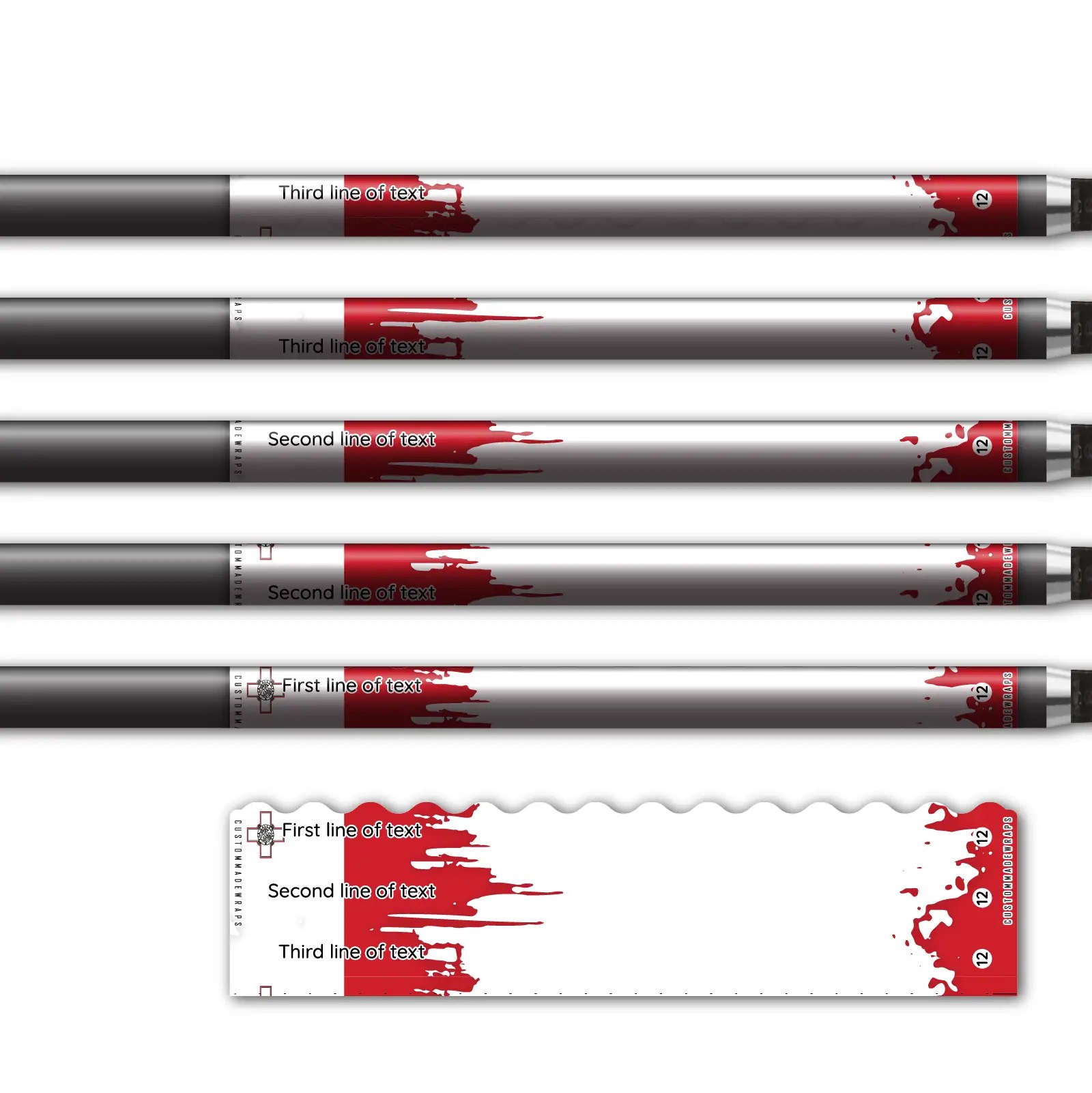 Alternative view of Wave Edge - National Flag Malta