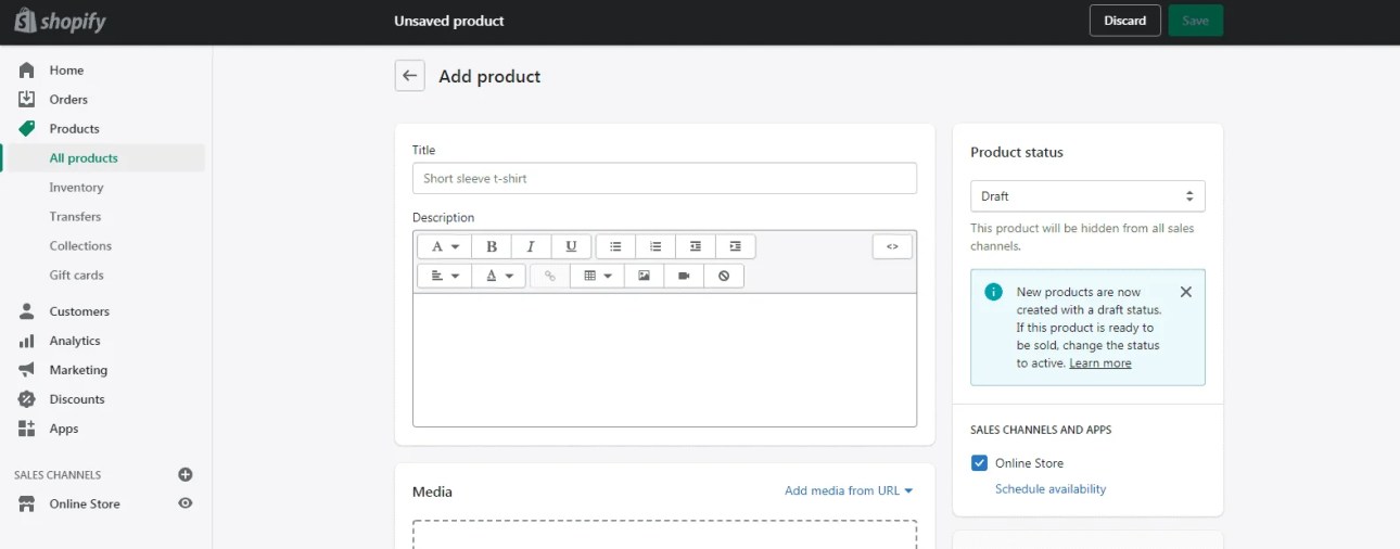 how to create a store on shopify