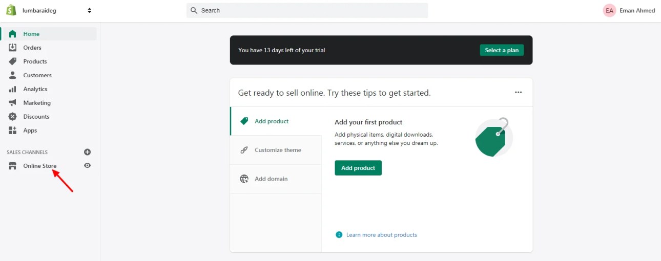 how to create a store on shopify