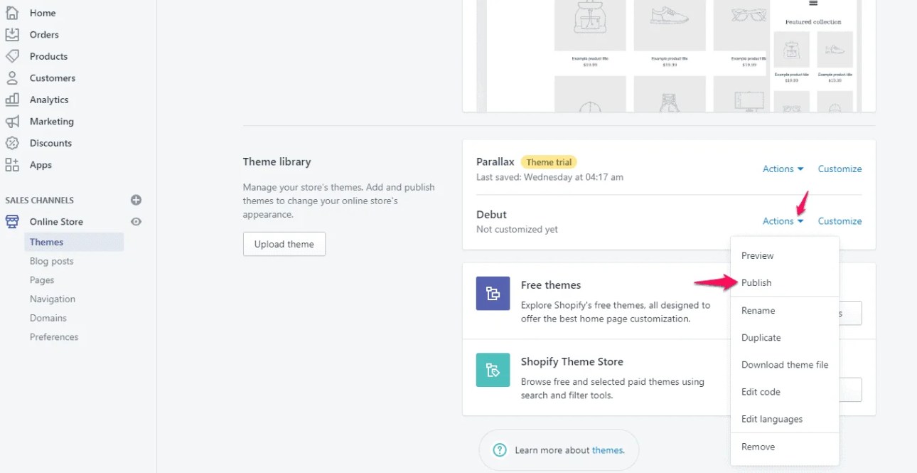how to create a store on shopify