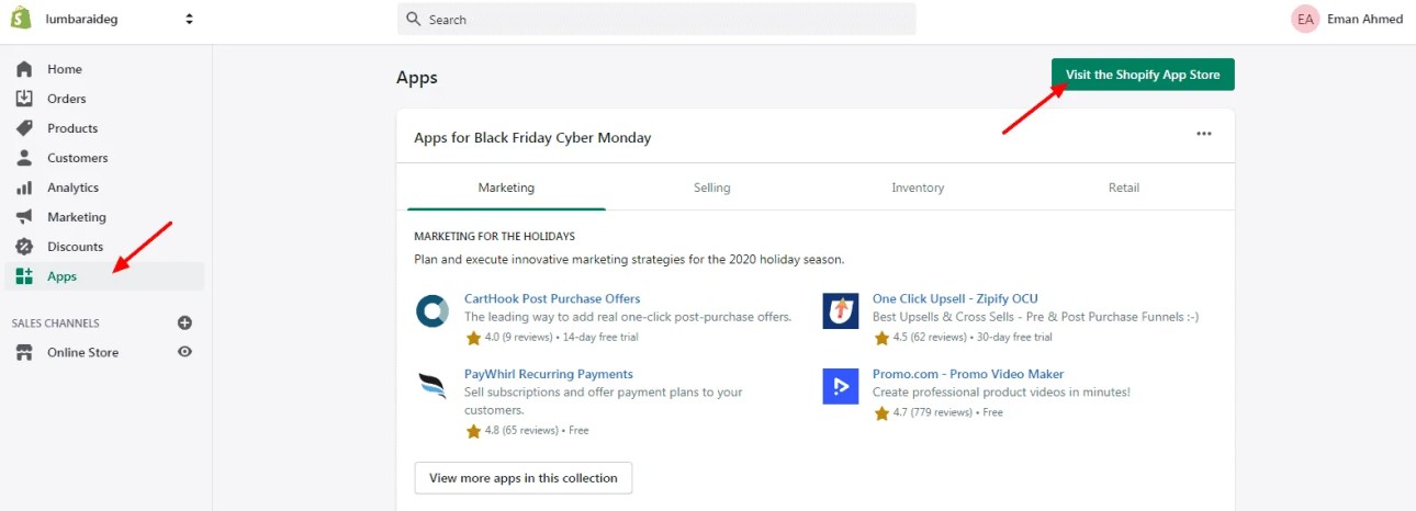 how to create a store on shopify