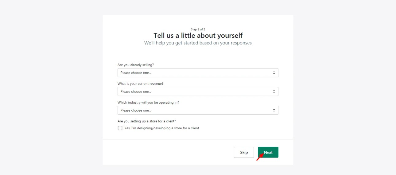 how to create a store on shopify