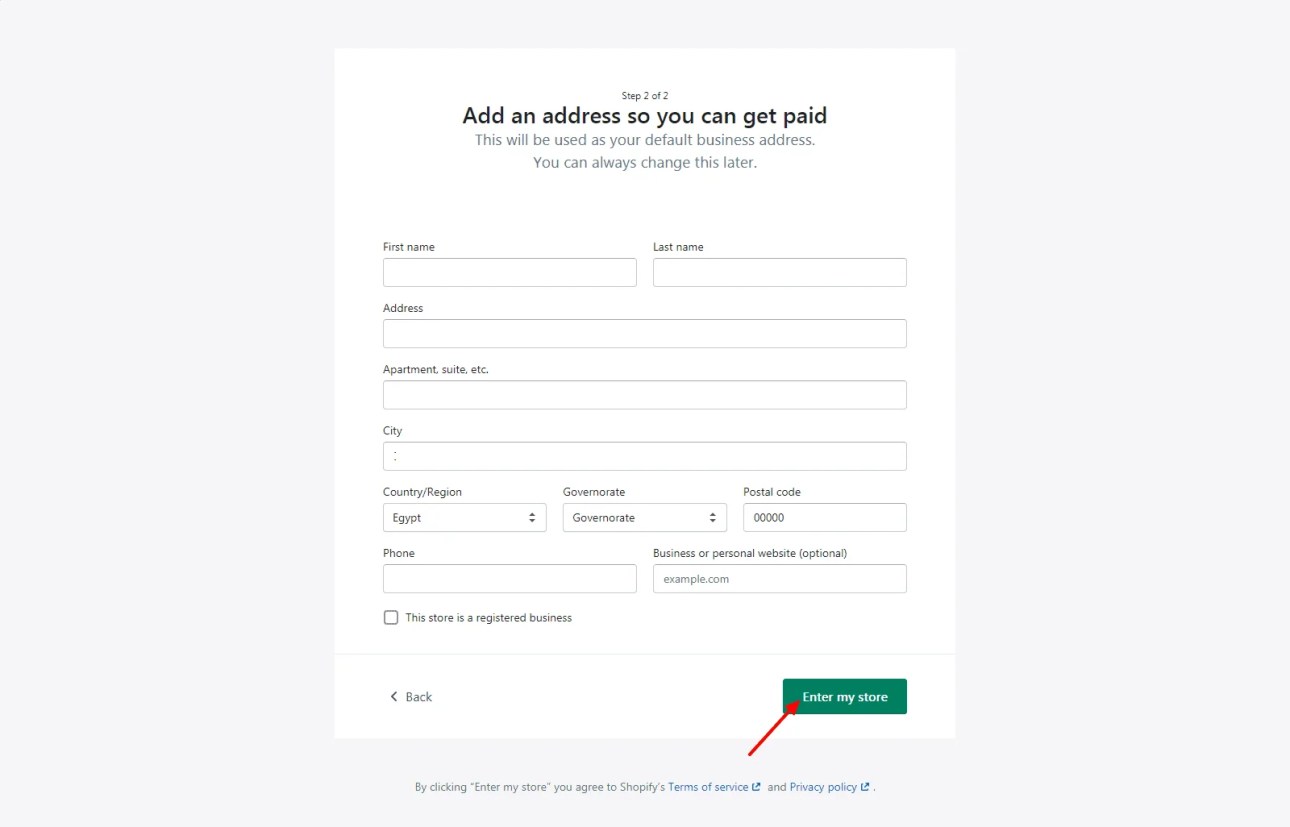 how to create a store on shopify