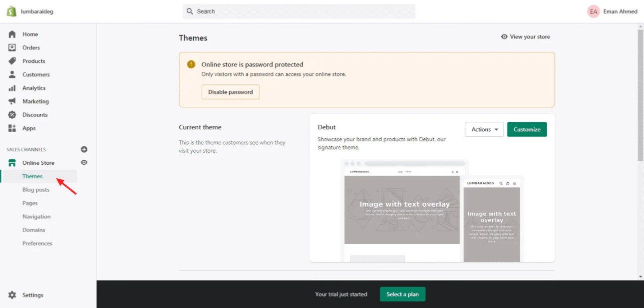 how to create a store on shopify