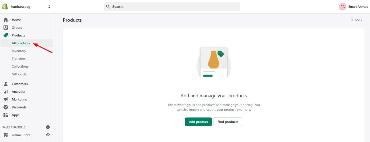 how to create a store on shopify