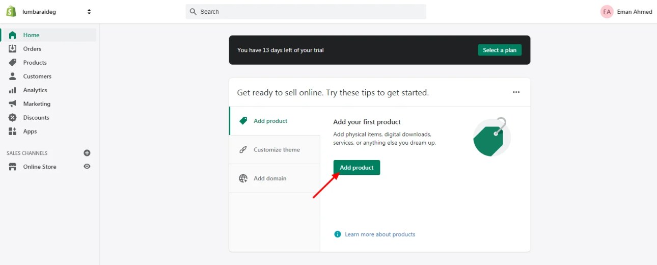 how to create a store on shopify