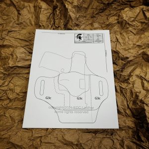 752 CakeZero Pancake Holster Pattern