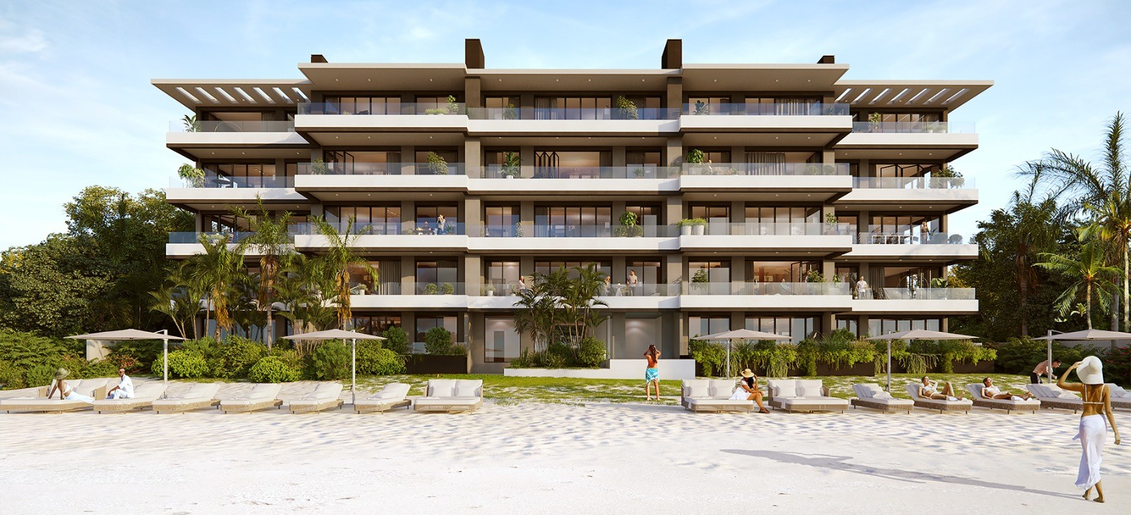 6 storied residential resort-like building