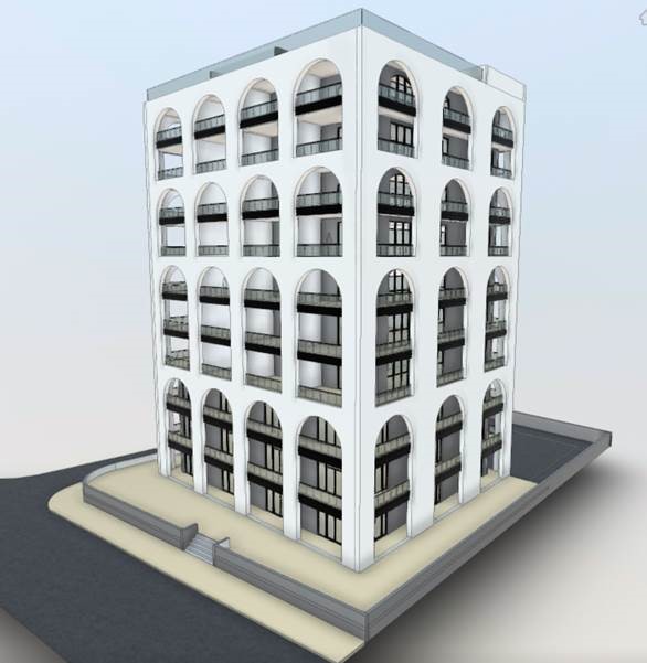 10 storied + 2 basements residential tower