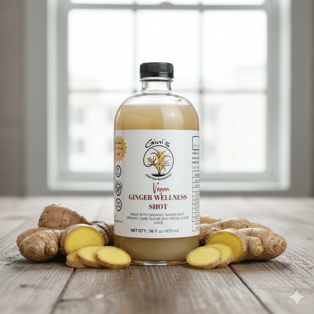 Vegan - Ginger Wellness Shot, Original, 16 fl. oz.