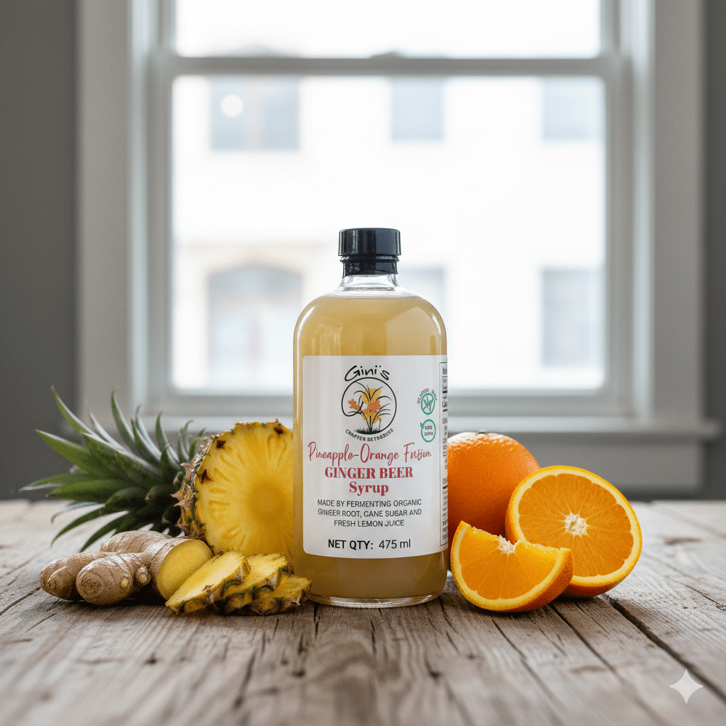 Ginger Beer Syrup – Pineapple Orange Fusion, 16 fl. oz.