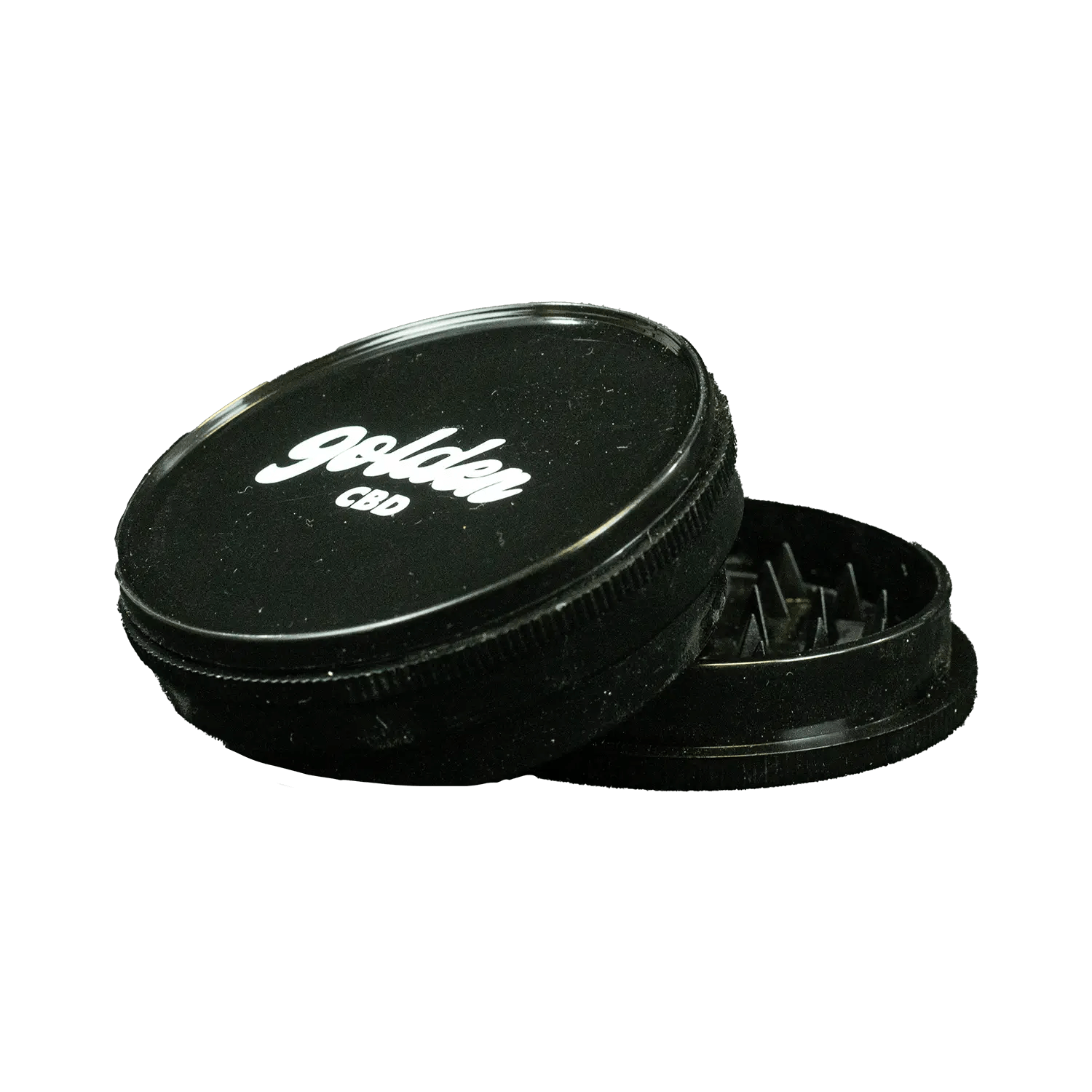 Grinder GoldenCBD plastique noir