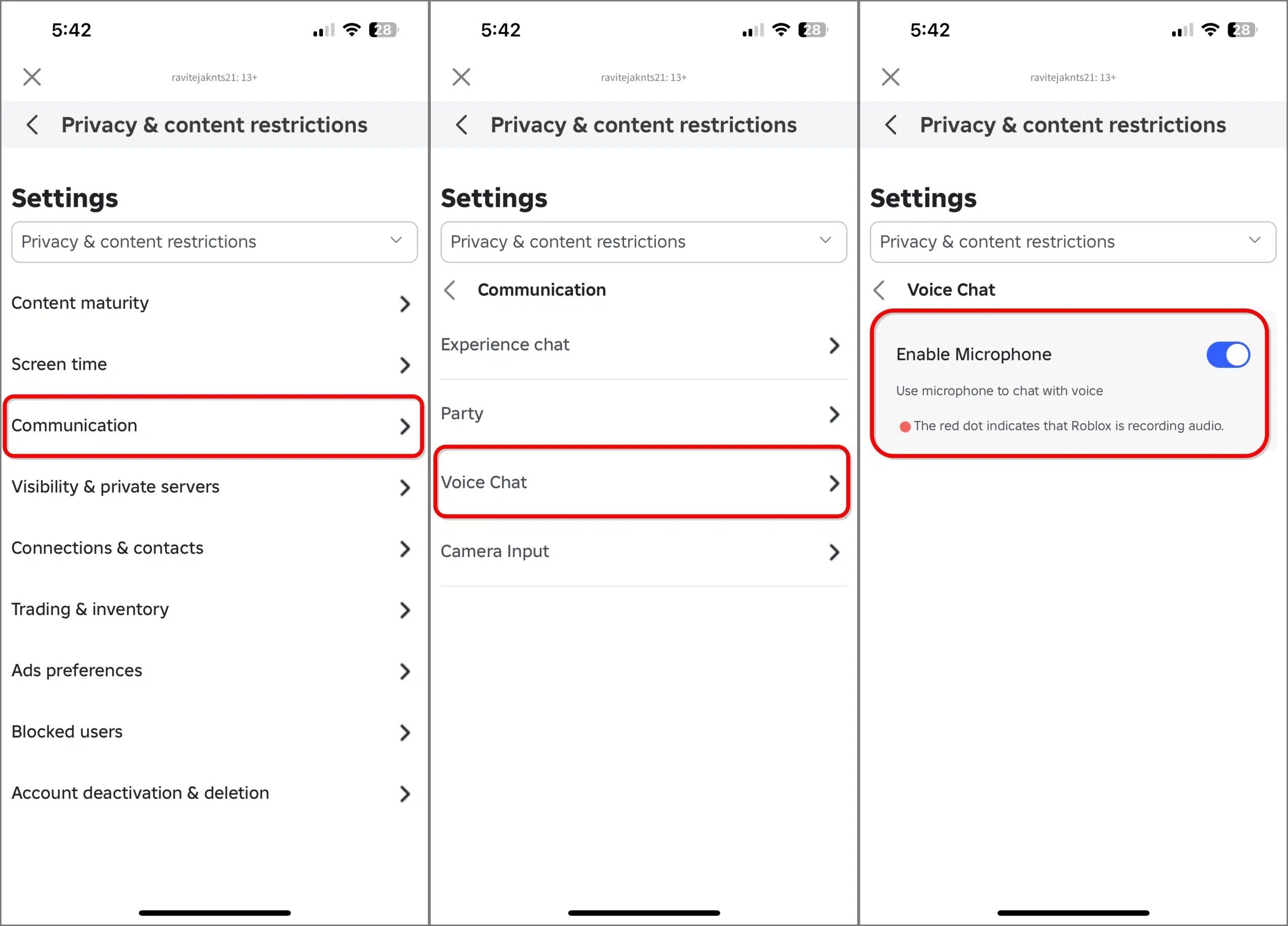 How To Get Voice Chat On Roblox For Mobile And PC IGeeksBlog Enable Microphone Voice Chat On Roblox Mobile Scaled 