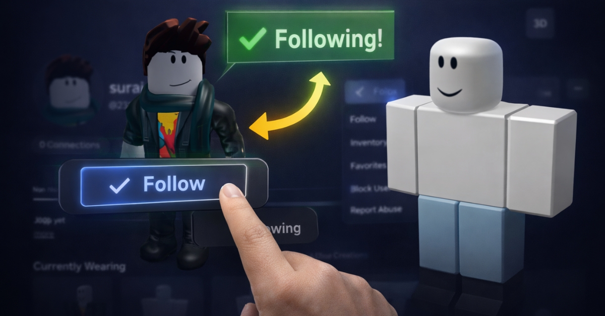 Roblox Lets You Follow Players Without Sending A Friend Request Here S How To Follow Someone On Roblox 