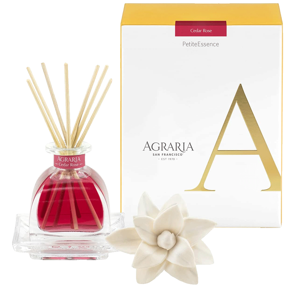 Agraria Cedar Rose PetiteEssence Diffuser Set