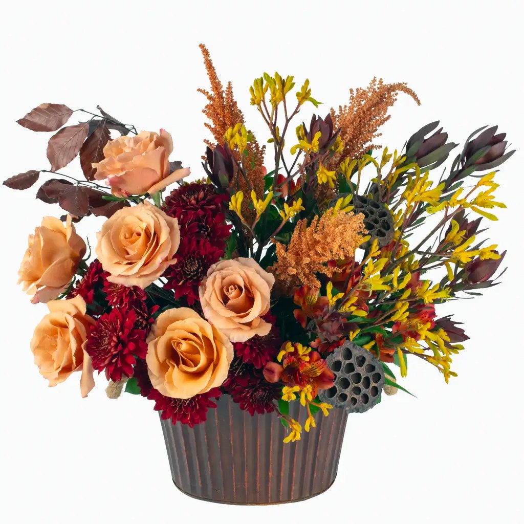 Copper & Crimson Bouquet